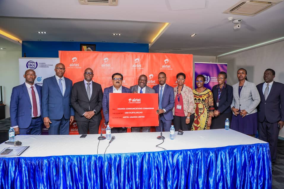 Airtel Uganda boosts UCC fund with UGX34.8 billion
