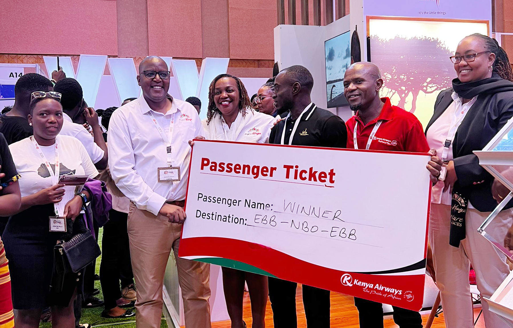 POATE exhibitors win Kenya Airways tickets