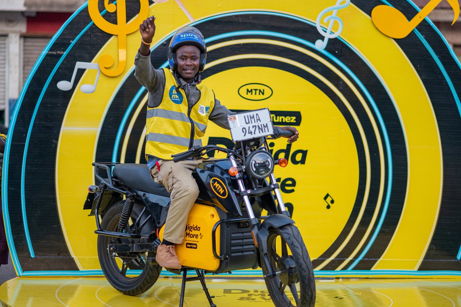MTN Uganda awards first motorcycle in Shs42m music promotion