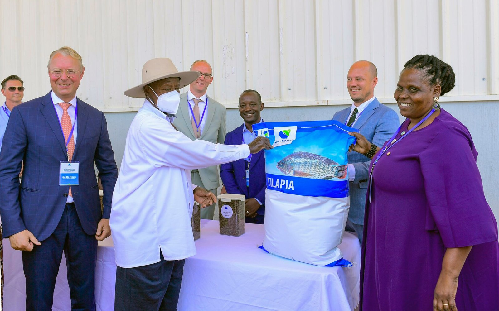 Dutch fish feeds factory starts production in Buikwe