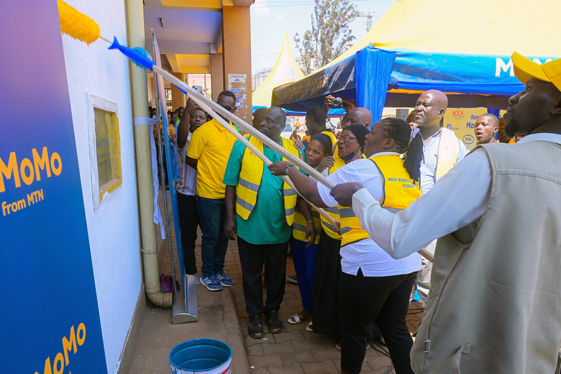 MTN, KCCA Partnership Extends to Busega Market, Top Bus Parks